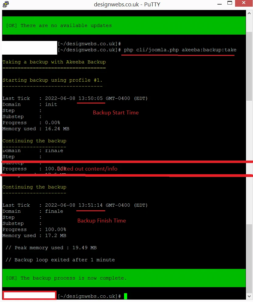 Создание бэкапа Akeeba Backup через CLI