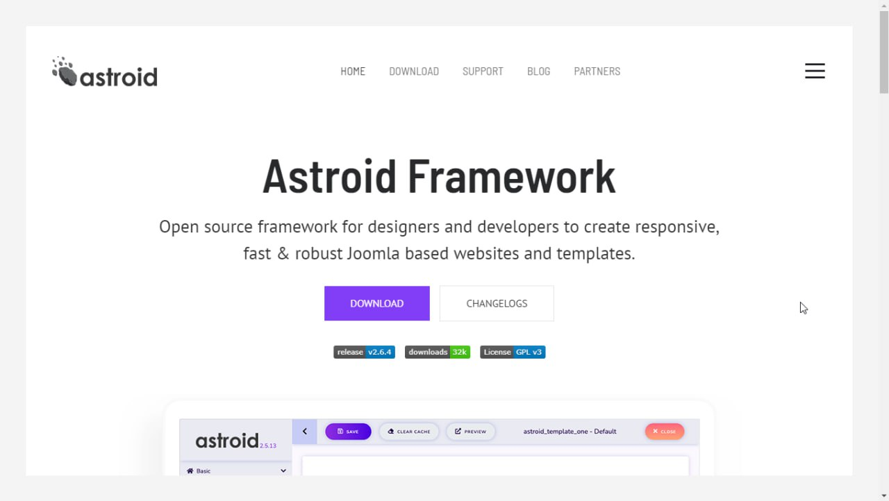 Astroid v. 2.6.4-2.6.6 Joomla