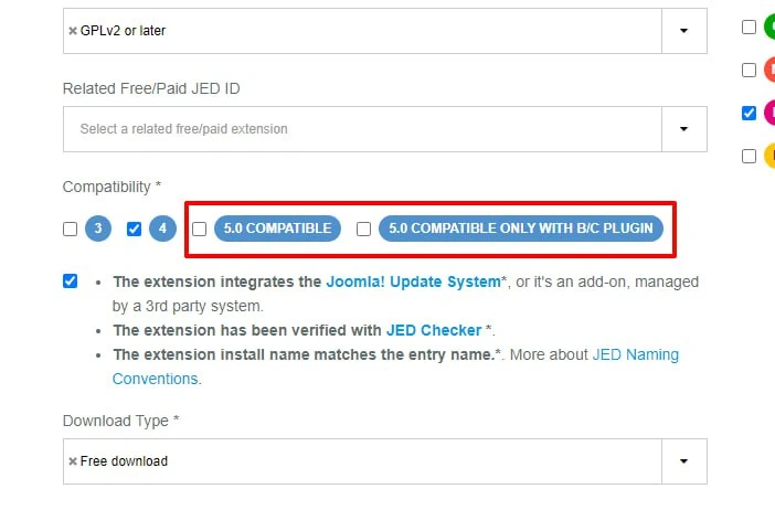 В Joomla Extensions Directory появился тег совместимости с Joomla 5