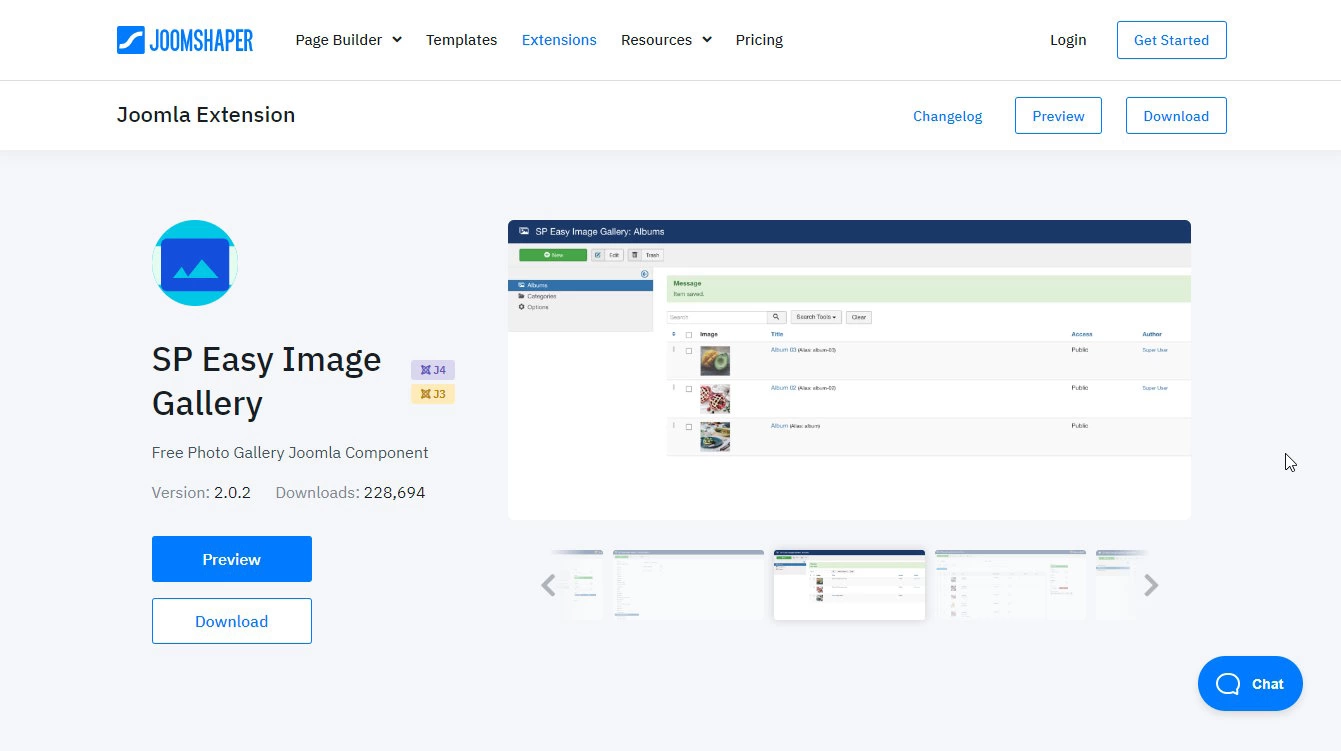 sp easy image gallery screenshot